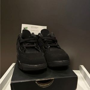Black cat jordan 4 retros